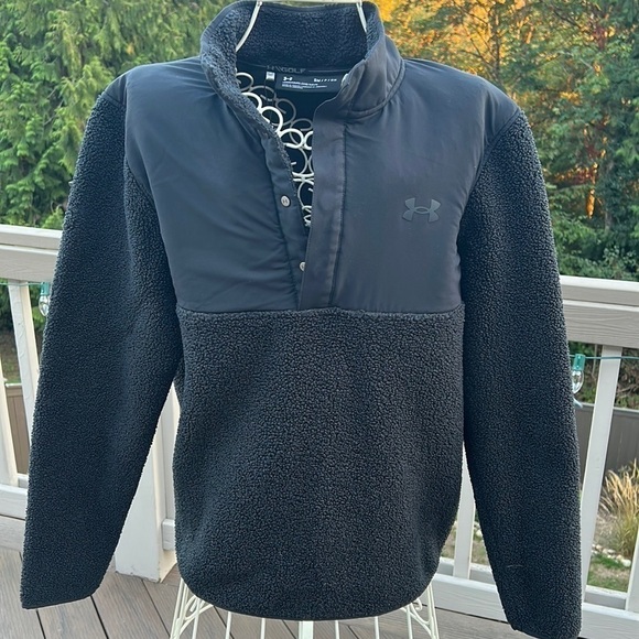 UNDER-ARMOR Black Ladies Golf Jacket Size Small - Picture 1 of 10